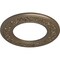 Ekena Millwork Blackthorn Ceiling Medallion (Fits Canopies up to 7 1/2"), 13 3/8"OD x 7 1/2"ID x 3/4"P, Warm Silver CM13BLWSS - alternate 2